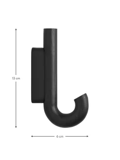 Gancio Da Parete In Legno Di Quercia Umbrella, In Diverse Dimensioni