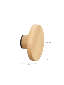 Gancio Da Parete In Legno Di Quercia Milford