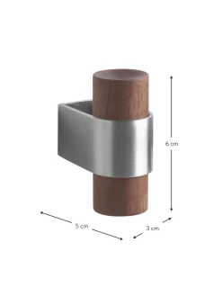 Gancio Da Parete In Legno Di Noce Dowel