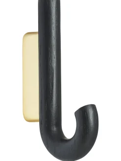 Gancio Da Parete In Legno Di Quercia Umbrella, In Diverse Dimensioni