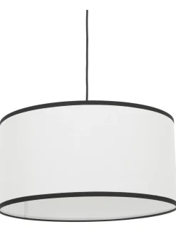 Lampada A Sospensione Con Paralume In Lino Claudette