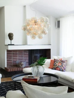 Lampada A Sospensione Con Sfere Di Vetro Gross Grande