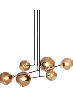 Lampada A Sospensione Con Sfere Di Vetro Cooper