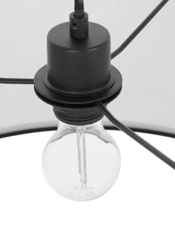 Lampada A Sospensione Con Paralume In Lino Claudette