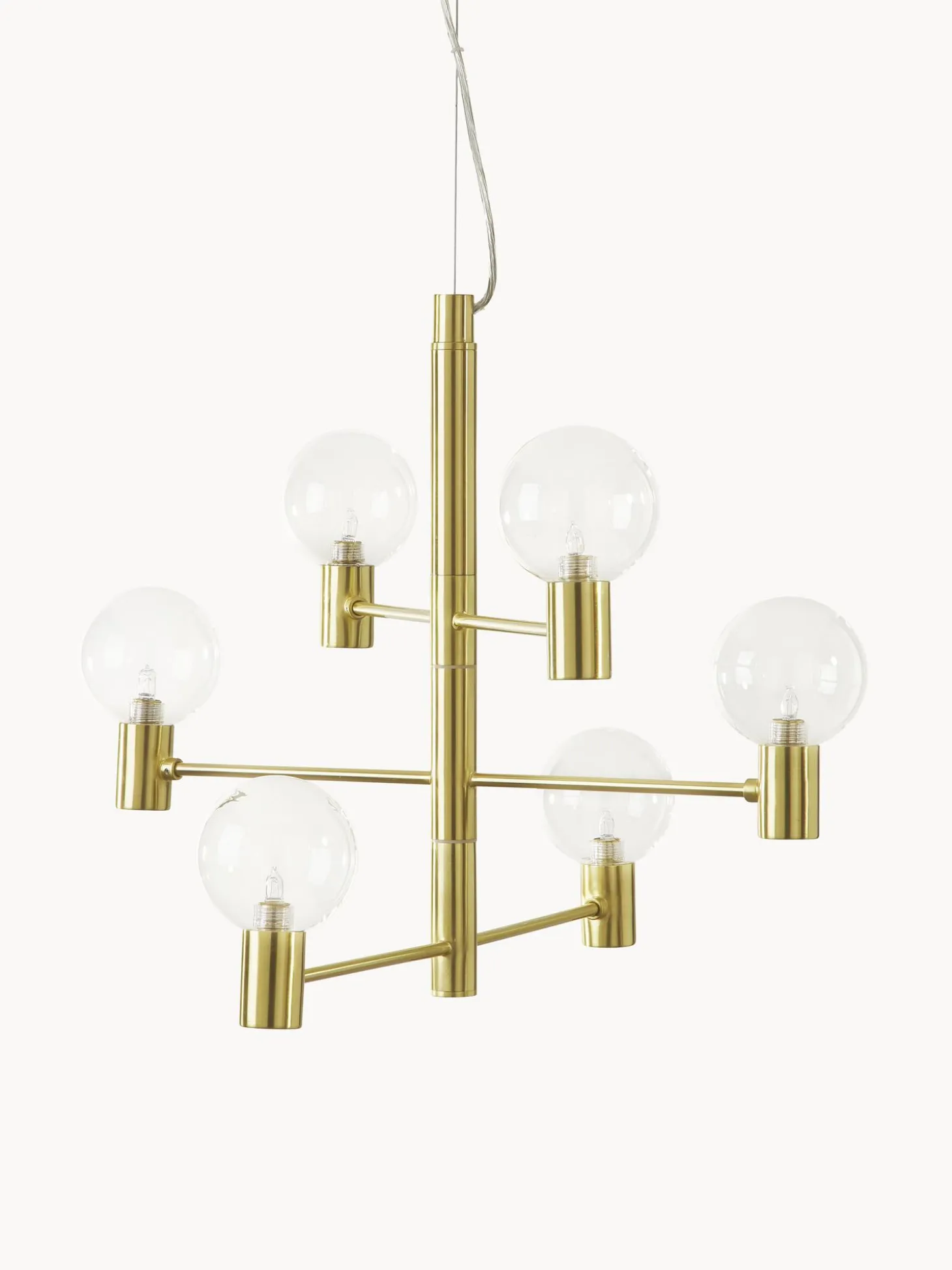 Lampada A Sospensione Grande Con Sfere In Vetro Unique