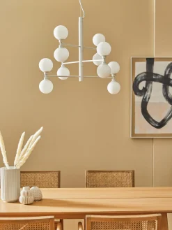 Lampada A Sospensione Grande Con Sfere In Vetro Grover