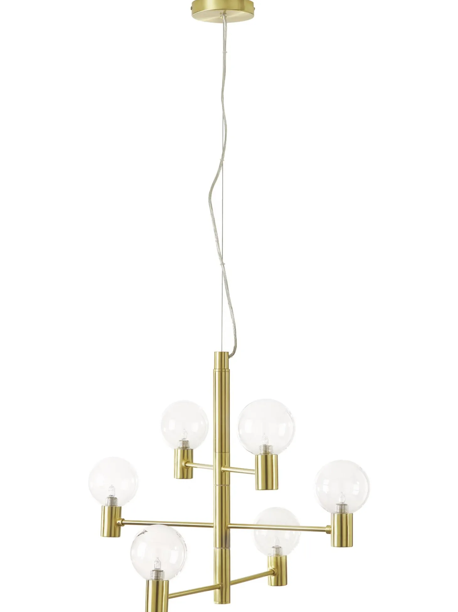 Lampada A Sospensione Grande Con Sfere In Vetro Unique