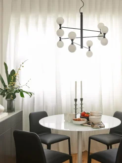 Lampada A Sospensione Grande Con Sfere In Vetro Grover