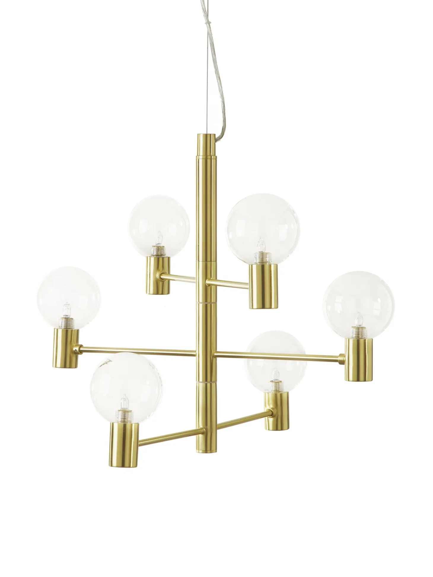 Lampada A Sospensione Grande Con Sfere In Vetro Unique