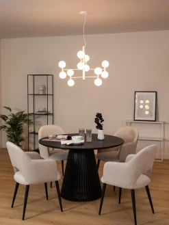 Lampada A Sospensione Grande Con Sfere In Vetro Grover