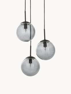 Lampada A Sospensione In Vetro Fume Edie