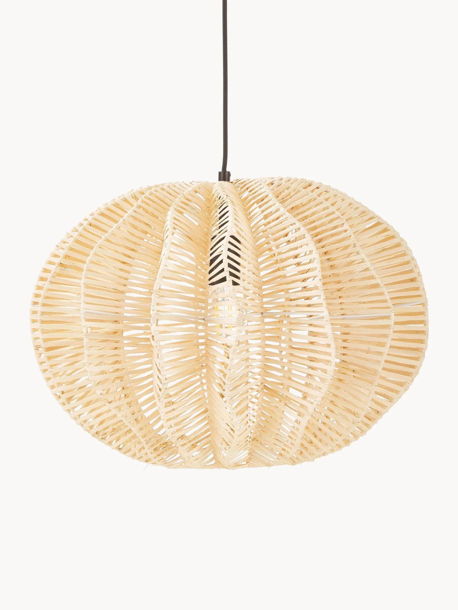 Lampada A Sospensione In Rattan Ufe