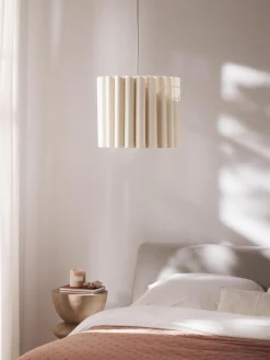 Lampada A Sospensione In Lino Lucina