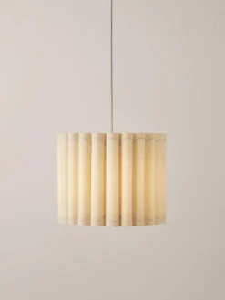 Lampada A Sospensione In Lino Lucina