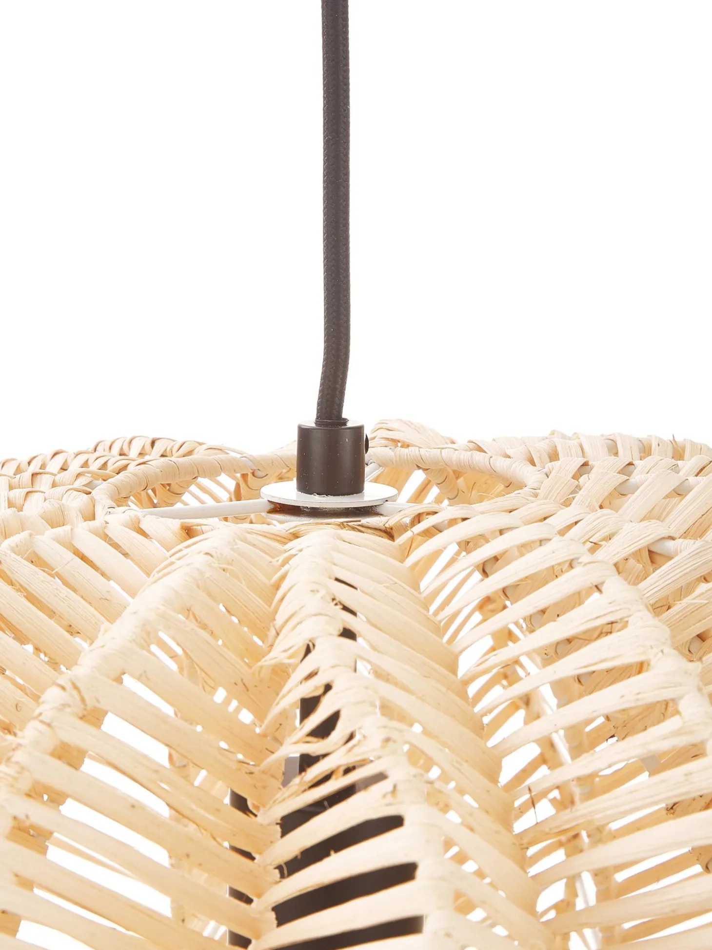 Lampada A Sospensione In Rattan Ufe