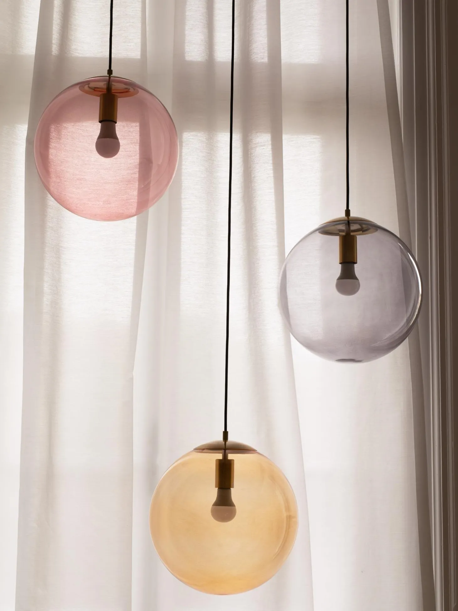 Lampada A Sospensione In Vetro Bao