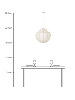 Lampada A Sospensione In Tessuto Intrecciato Beau