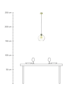 Lampada A Sospensione Piccola In Vetro Irina