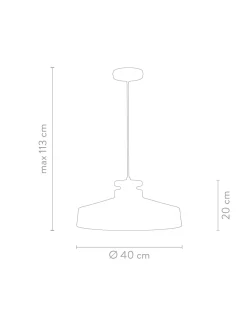 Lampada A Sospensione Stile Nordico Malm