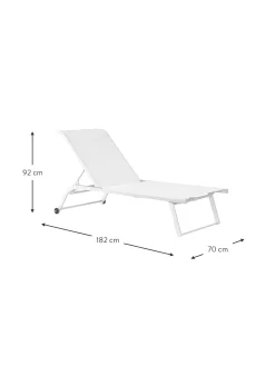 Lettino Prendisole Con Ruote Taylor