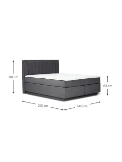 Letto Boxspring Con Contenitore Livia