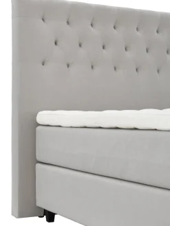 Letto Boxspring Premium In Velluto Phoebe