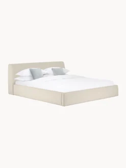 Letto Imbottito Con Contenitore Cloud