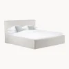 Letto Imbottito Con Contenitore Feather