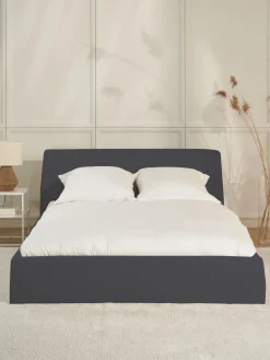 Letto Imbottito Con Contenitore Cloud