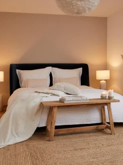 Letto Imbottito Con Contenitore Feather