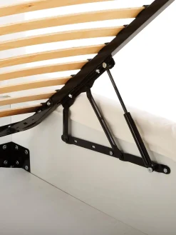 Letto Imbottito Con Contenitore Feather