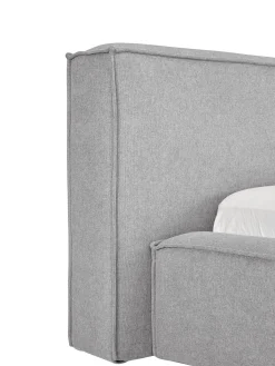 Letto Imbottito Con Contenitore Lennon