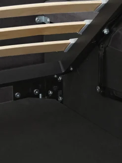 Letto Imbottito Con Contenitore Cloud