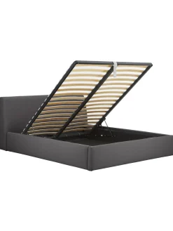 Letto Imbottito Con Contenitore Cloud