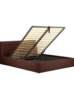 Letto Imbottito Con Contenitore Cloud