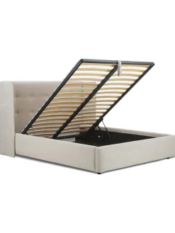 Letto Imbottito Con Contenitore Star