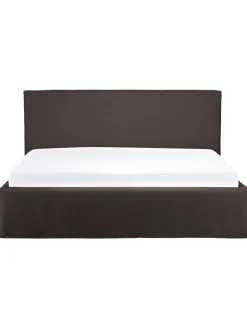 Letto Imbottito Con Contenitore Feather