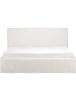 Letto Imbottito Con Contenitore Feather