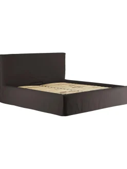 Letto Imbottito Con Contenitore Feather