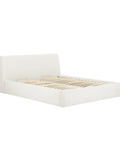 Letto Imbottito Con Contenitore Cloud