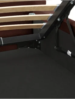 Letto Imbottito Con Contenitore Cloud