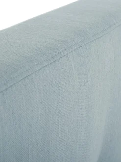 Letto Imbottito Con Piedini In Legno Moon