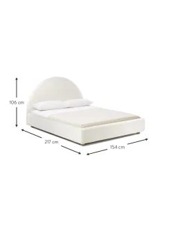 Letto Imbottito In Boucle Ebba