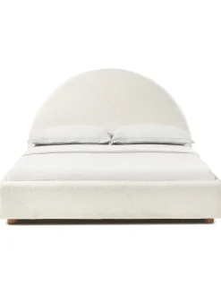 Letto Imbottito In Boucle Ebba