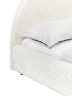 Letto Imbottito In Boucle Ebba