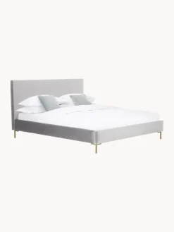 Letto Imbottito In Velluto Peace