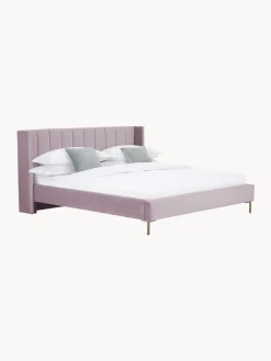 Letto Imbottito In Velluto Dusk