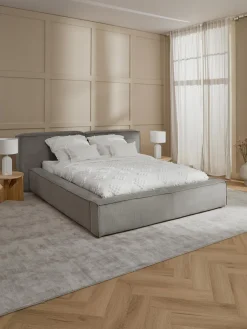 Letto Imbottito In Velluto A Coste Lennon