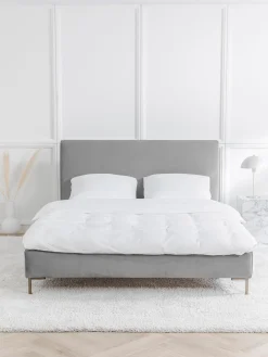 Letto Imbottito In Velluto Peace