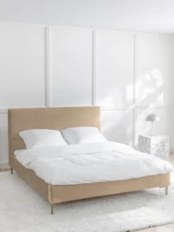 Letto Imbottito In Velluto Peace